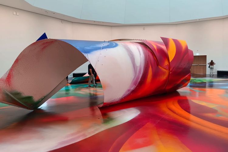 Besuch der Ausstellung "The Sprayed Dear"