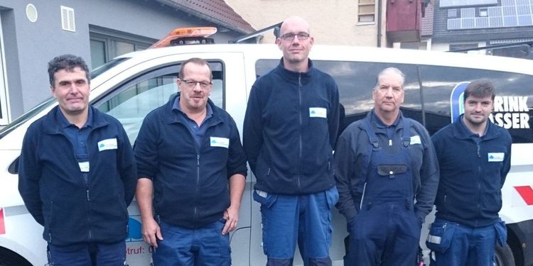 Das Team von Wasserwerk Wendlingen am Neckar