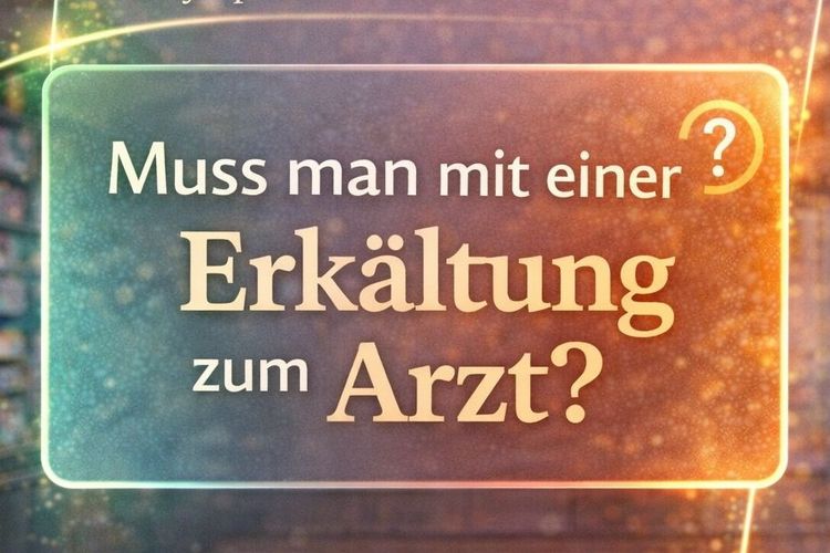 Muß man mit einer Erkältung zum Arzt?