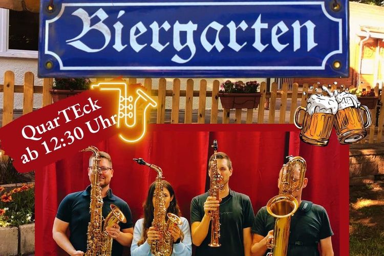 Sommerbiergarten mit Musik von QuarTEck 