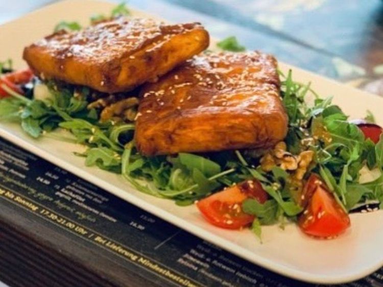 Beispielbild für Ziegenkäse gebraten