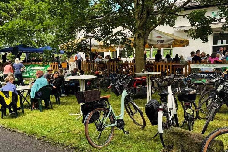 Sommerbiergarten an der Lauter