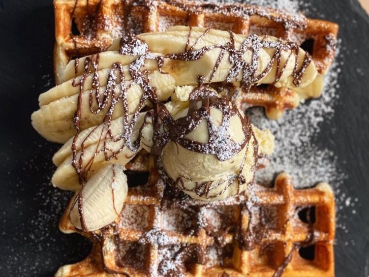 Beispielbild für Waffel mit italienischem Eis