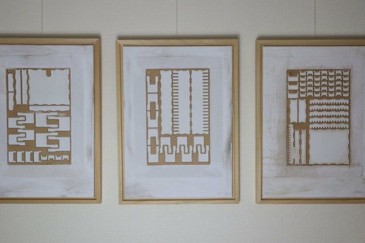 Malerei von Birgit Leßmann im Hotel Villa Meererbusch