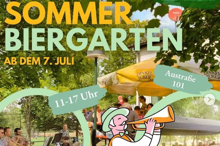 Sommerbiergarten an der Lauter