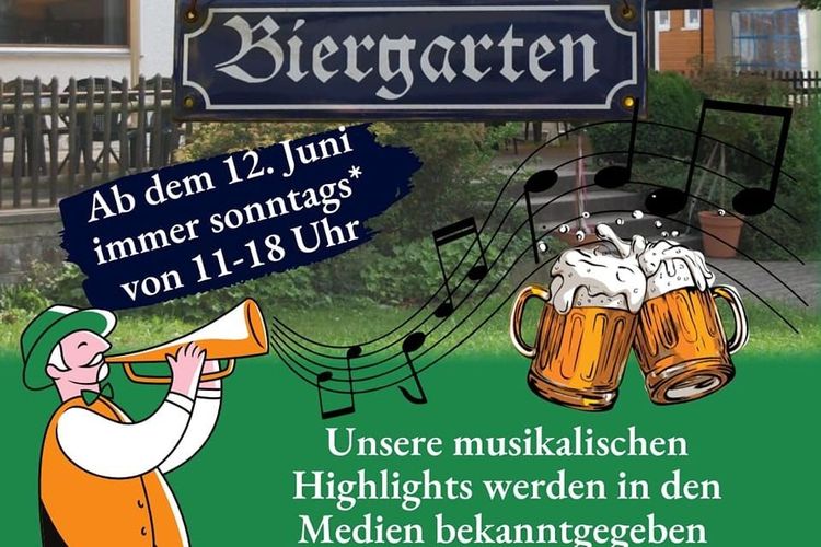 Sommerbiergarten an der Lauter