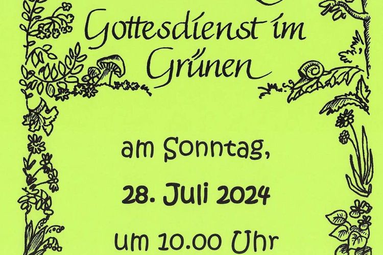 Gottesdienst im Grünen