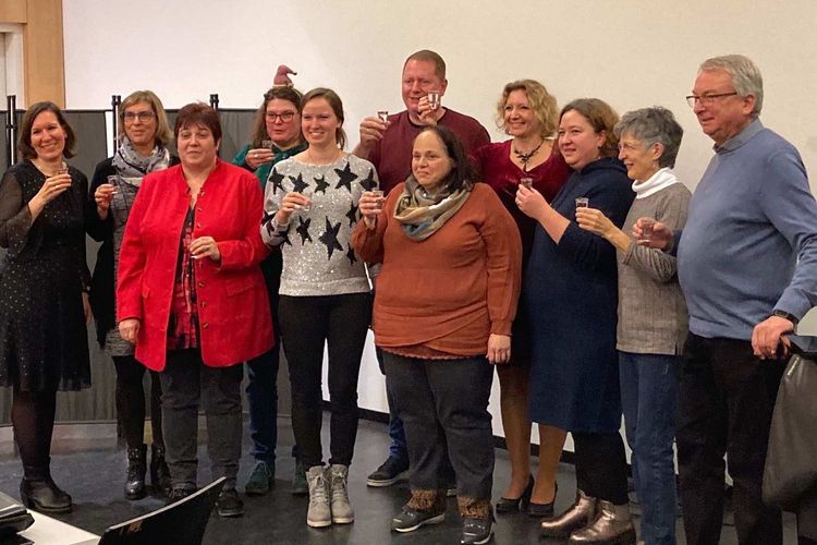 Kleiner Auftritt der Singoritas 