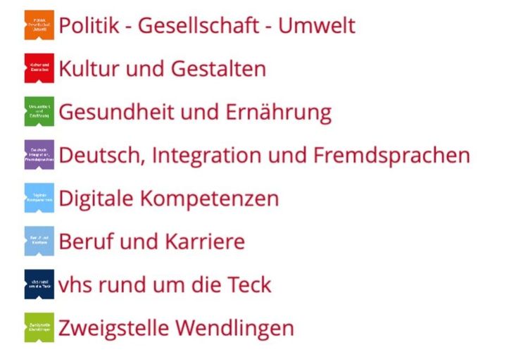 Freie Plätze in VHS-Kursen