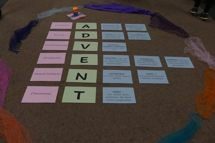 Erster Adventsimpuls am RBG