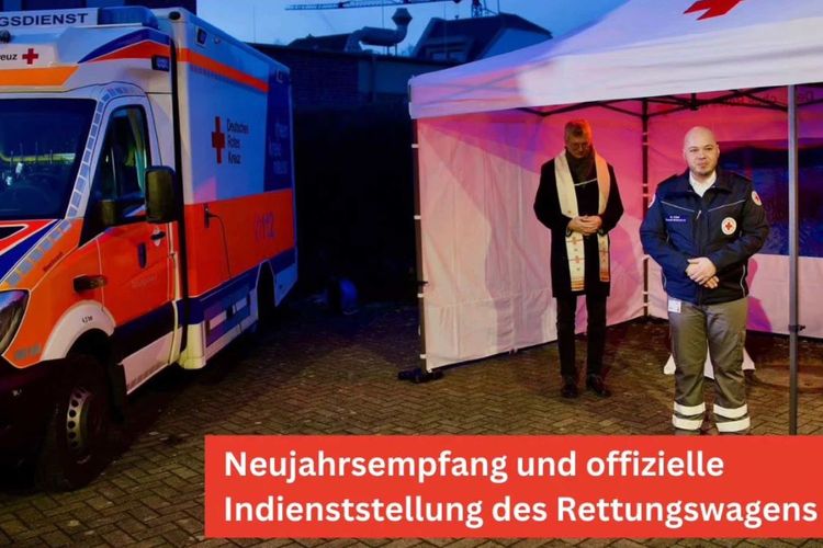 Meerbuscher Rotkreuzler stellen neuen Rettungswagen in Dienst
