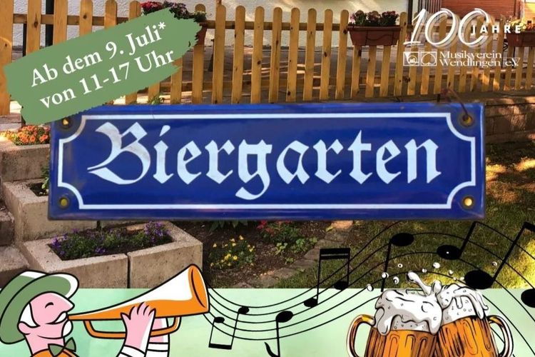 Sommerbiergarten an der Lauter