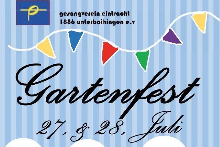 Gartenfest 27. & 28. Juli