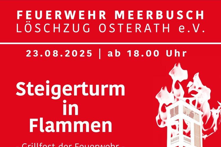 "Steigerturm in Flammen"