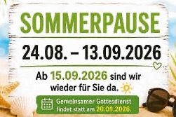 SOMMERPAUSE