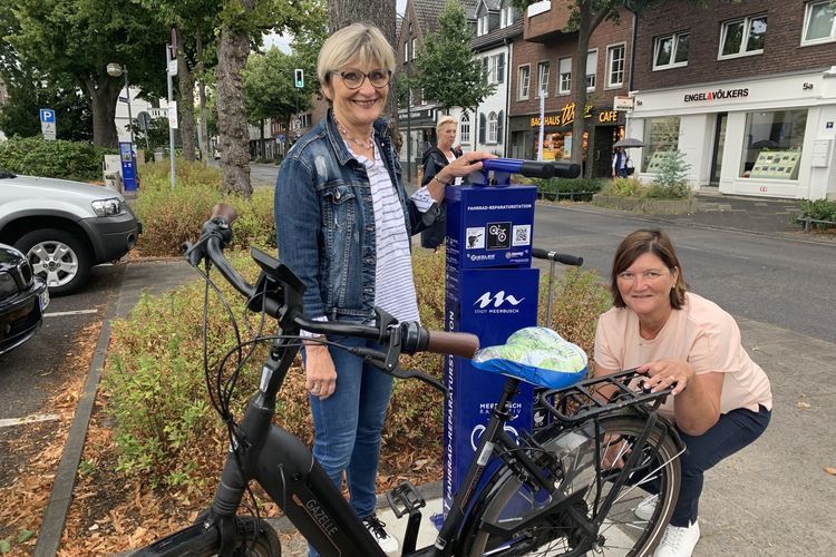 Kleine Pannen kein Problem: Die ersten Fahrrad-Reparaturstationen sind da