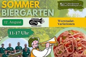 Sommerbiergarten am 17. 8.