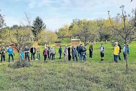 Streuobstwiesenbegehung mit Jens Häußler
