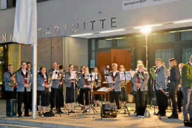 Friedenskonzert vor dem Treffpunkt Stadtmitte