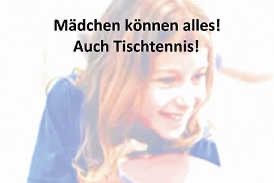 Mädchen-Tischtennis