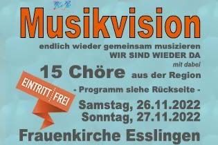 Chor4You tritt auf bei „Musikvision Esslingen“