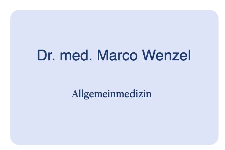 Kachelbild von Dr. med. Marco Wenzel