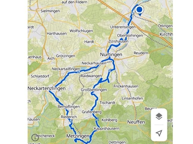 Beispielbild für Radtouren ab Haustür | Teil 5: Metzingen - Berg und Tal