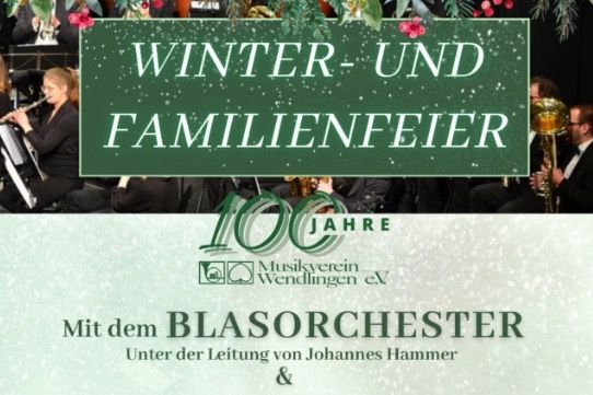 Herzliche Einladung zur Winter- und Familienfeier