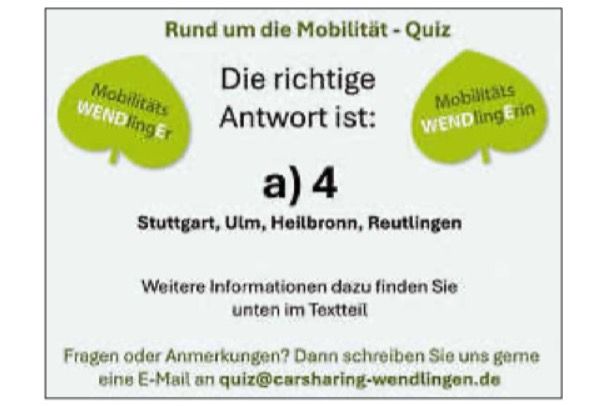 Die richtige Antwort