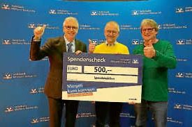 Spende der Volksbank Mittlerer Neckar