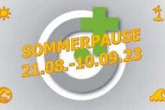 Bis zum 10.9. dürfen wir unsere Sommerpause genießen.