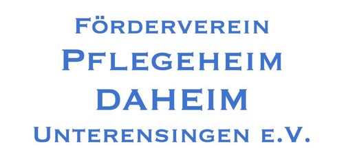 Logo von Förderverein Pflegeheim DAHEIM Unterensingen e.V.