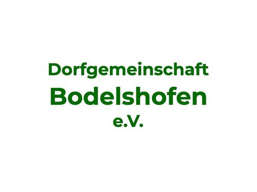 Logo von Dorfgemeinschaft Bodelshofen e.V.