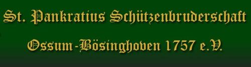 Logo von St. Pankratius Schützenbruderschaft Ossum-Bösinghoven 1757 e.V.