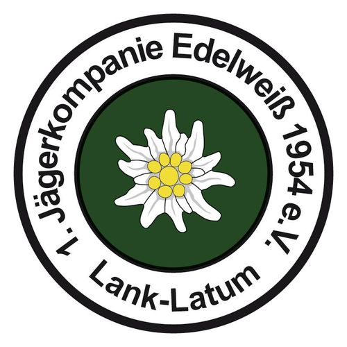 Logo von 1. Jägerkompanie Edelweiß von 1954 Ev Lank-Latum